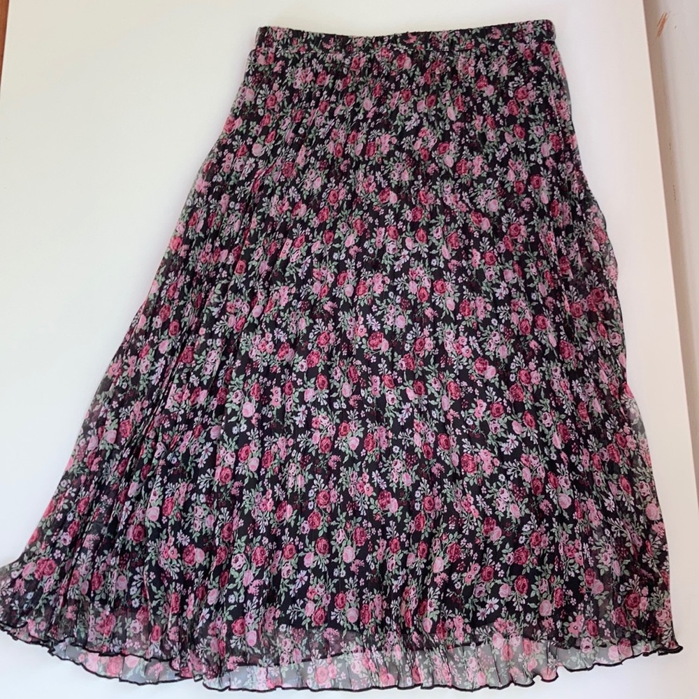 H&M floral midi skirt | brand new